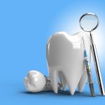 Dental Implants Surgery Concept Pen Tool Created Clipping Path I